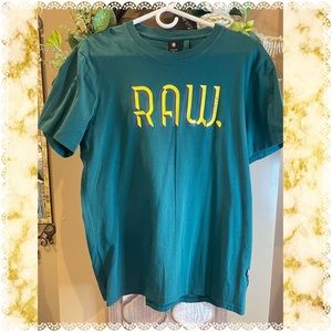 G-Star RAW Logo green T-shirt size XL
